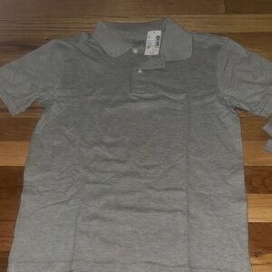 The Children's Place Heather Gray Polo Shirt